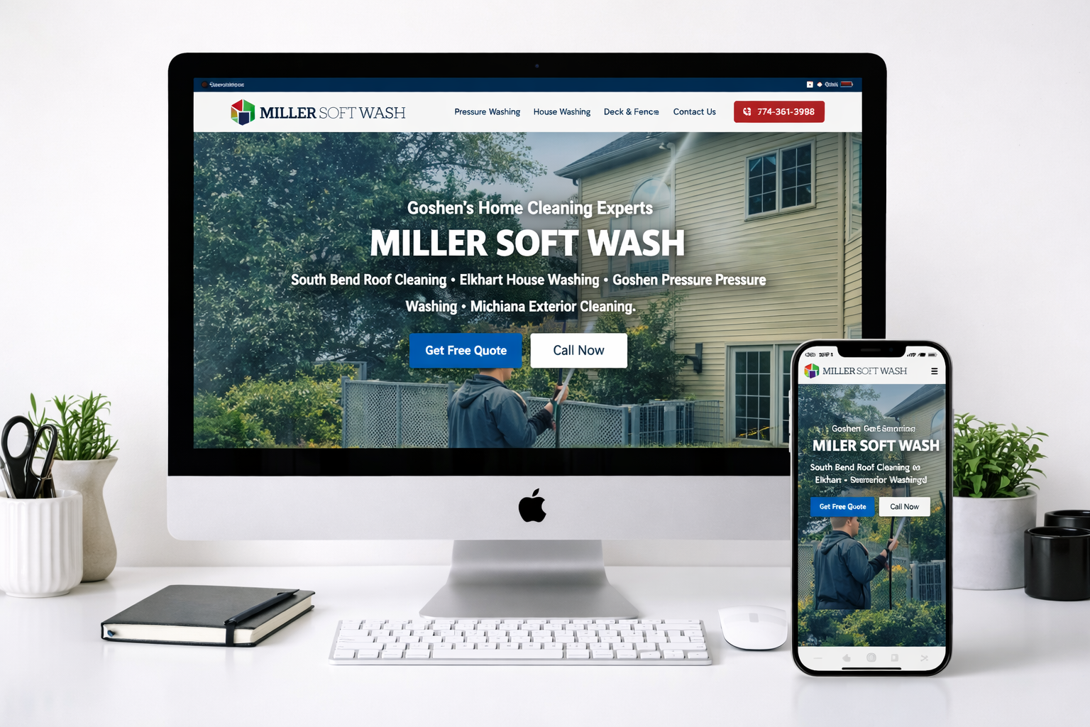 Miller Soft Wash Website